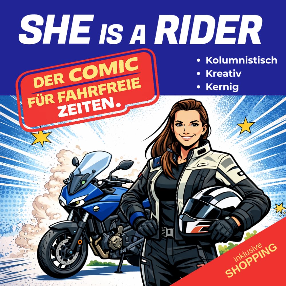 SHE is a RIDER - der Comic für fahrfreie Zeiten