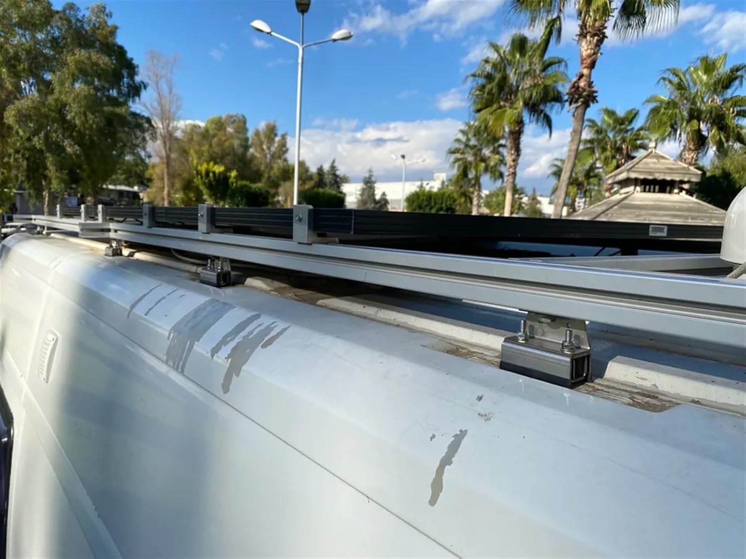 車の荷物キャリアバ フィアット デュカト 2008-304 グレードのステンレス鋼バンルーフラック/ルーフラックマウントキット/バン