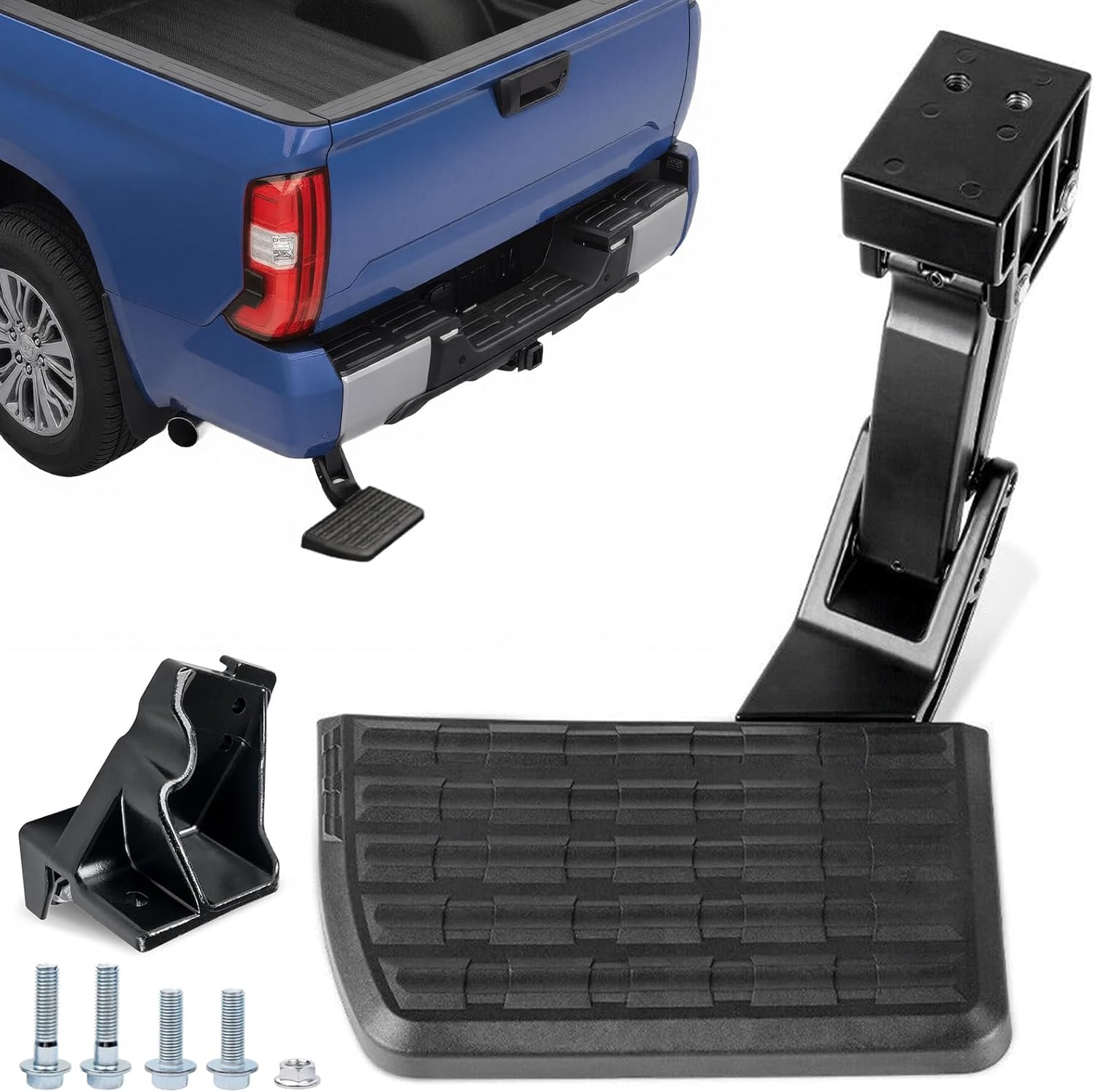 PTS30-34000 Rear Bed Step Tailgate Bedstep Fits for Tundra 2022-2025, Folding Truck Step Retractable Bumper Tailgate Step