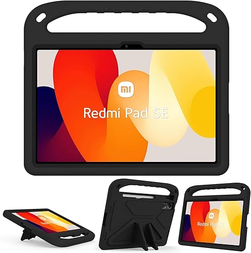 Miniatura 2 de Funda protectora para Xiaomi Redmi Pad SE de 11 pulgadas lanzada 2023 para niños, ligera, de EVA, a prueba de golpes, funda protectora resistente a