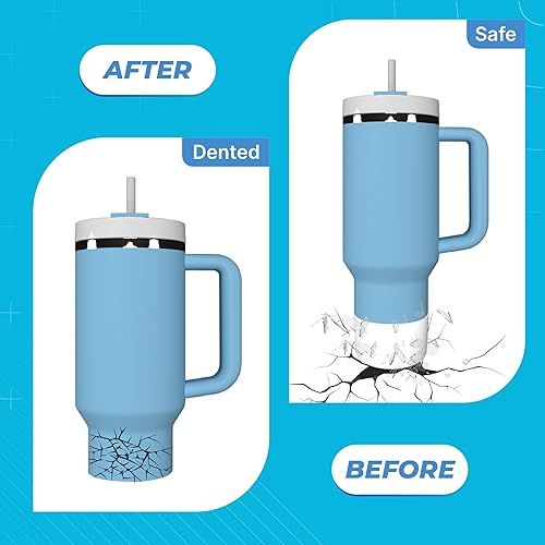 Miniatura 3 de Elevate 2 fundas de silicona compatibles con Stanley Quencher de 40 onzas, vaso de 30 onzas con asa, IceFlow de 20 onzas, cubierta inferior