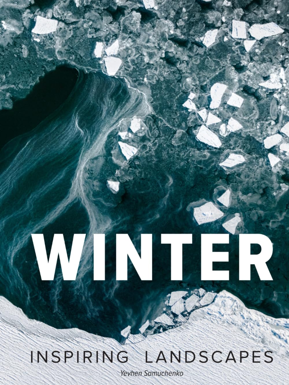 Livre photo hiver de paysages enneigés pour la décoration de table