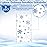 1 Pieces Snowflake Christmas Party Tablecloth Decorations,Plastic White Snowflake White Blue Xmas Backdrop Sign Table Cover Banner for Winter Christmas Holiday Party Supplies,54x108 inchWhite/Blue