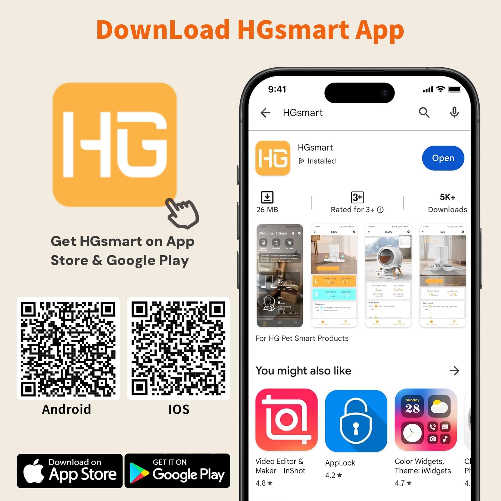 HoneyGuaridan Comedero Gato Automatico Doble, 5 G/2.4 G WiFi Dispensador Comida Gatos Perros, Comedero Gato Automatico 2 Tazones, Control App, Acero Inoxidable, Grabadora de Voz