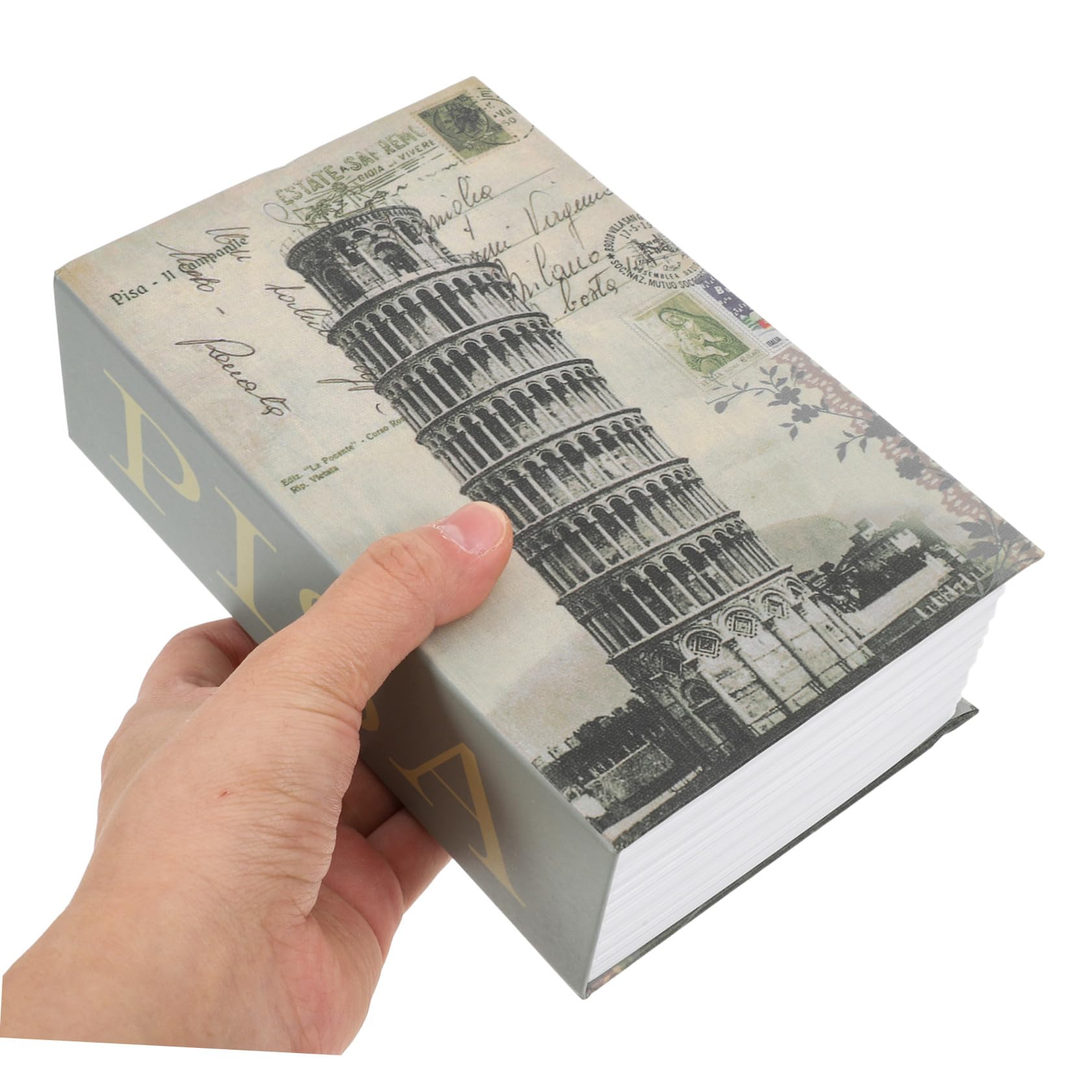 Cassetta di Sicurezza Nascosta a Forma di Libro Codice, Scatola in Metallo e Carta, Organizer Comodo per Casa e Ufficio, Grande Capacità di Stoccaggio