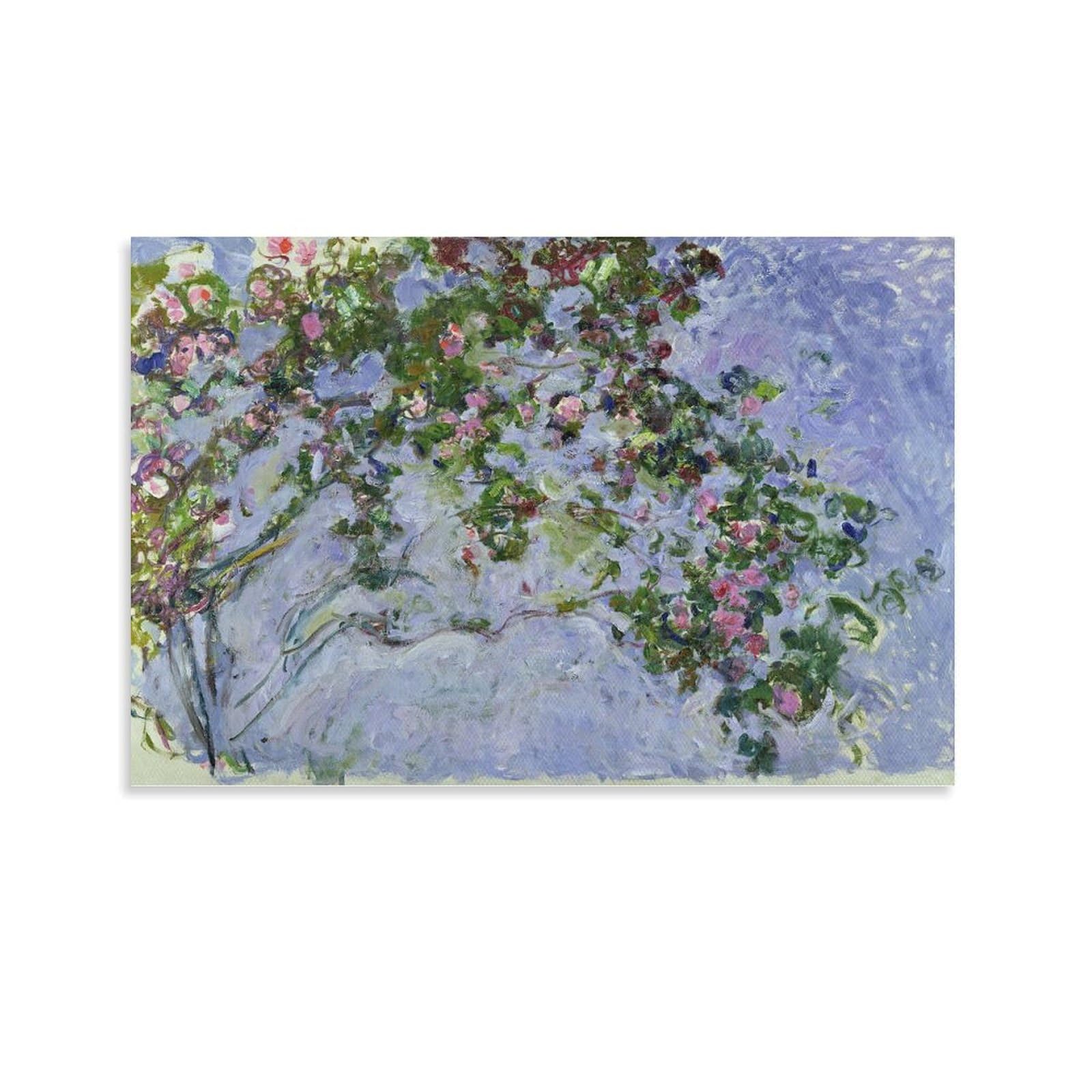 The Roses, 1925-26 by Claude Monet Wall Art Prints Poster Canvas Art Poster And Wall Art Picture Print Modern Family Decor Posters 16x24inch(40x60cm)