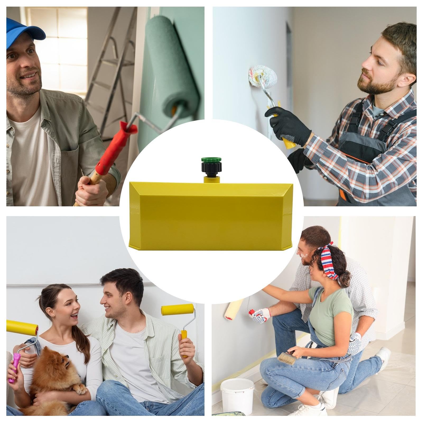 Strumento di pulizia del rullo di vernice | Dispositivo di pulizia per rulli di vernice | Distributore di pulizia per fai da te e professionisti Manutenzione di strumenti di pittura