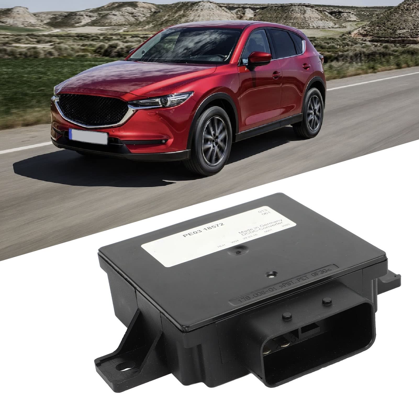 Convertidor de Unidad de Control ECU PE03 18 572 Reemplazo de Unidad de Control de Automóvil de Circuito Eficiente para CX‑5