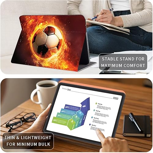 Vista 295 de Funda para Kindle de 6 pulgadas (11.ª generación, versión 2024/2022) delgada de piel sintética, ajustable, multiángulo, Smart Shell con función