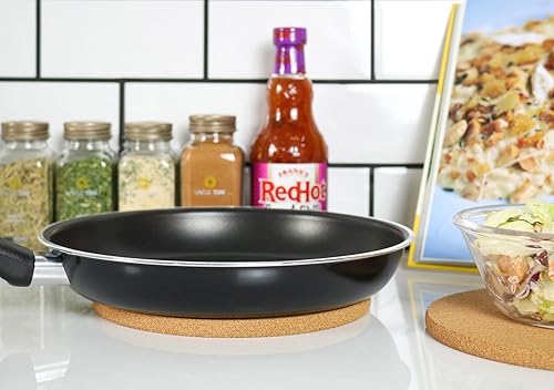 Miniatura 3 de Salvamanteles redondos de corcho, salvamanteles de calor de 7.5 pulgadas para platos calientes, ollas y sartenes, salvamanteles para plantas de