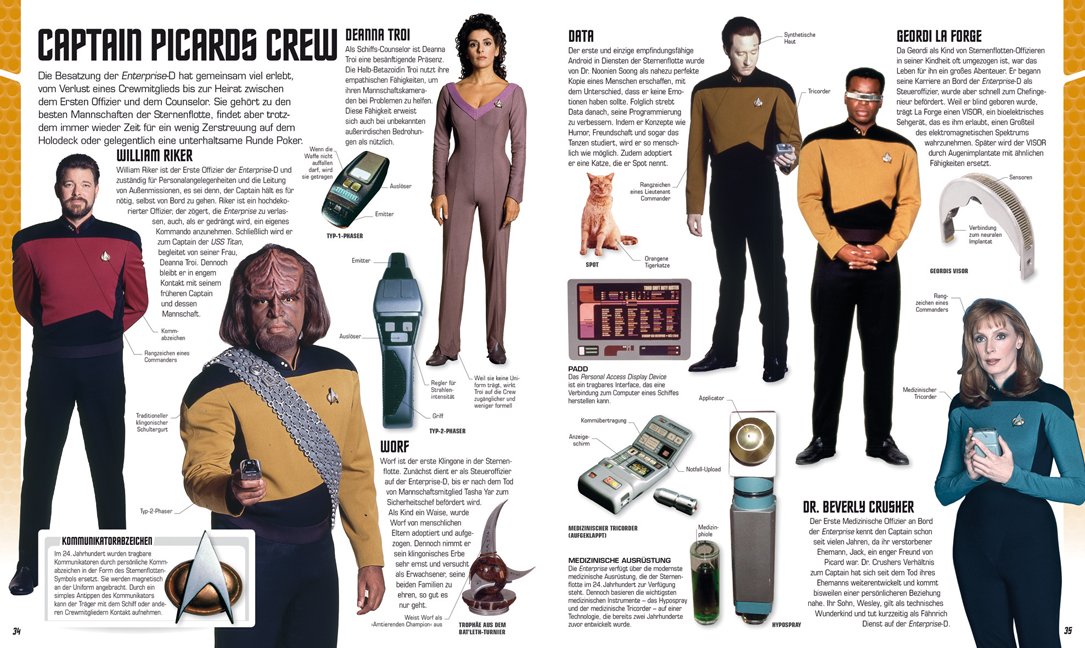 Star Trek – Die visuelle Enzyklopädie: Die ganze Welt von Raumschiff Enterprise: Die ganze Welt von Raumschiff Enterprise. Vorw. v. John de Lancie