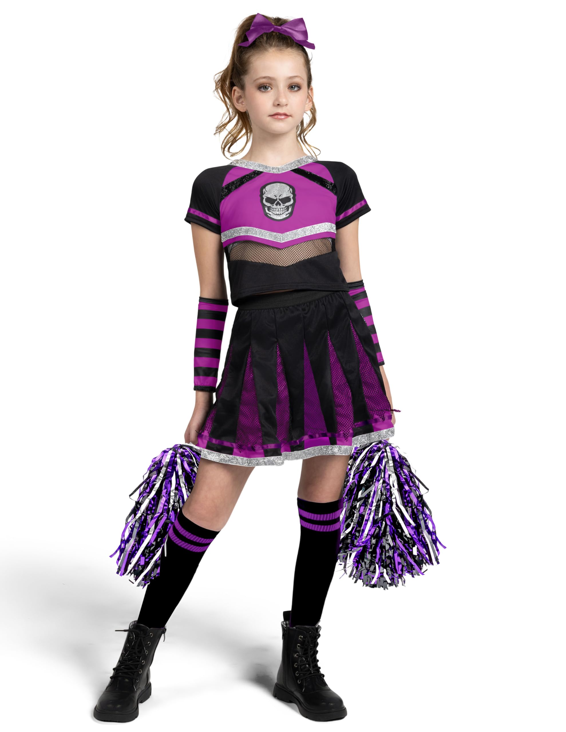 Spooktacular Creations Halloween Cheerleader Costume Girls - Image 4