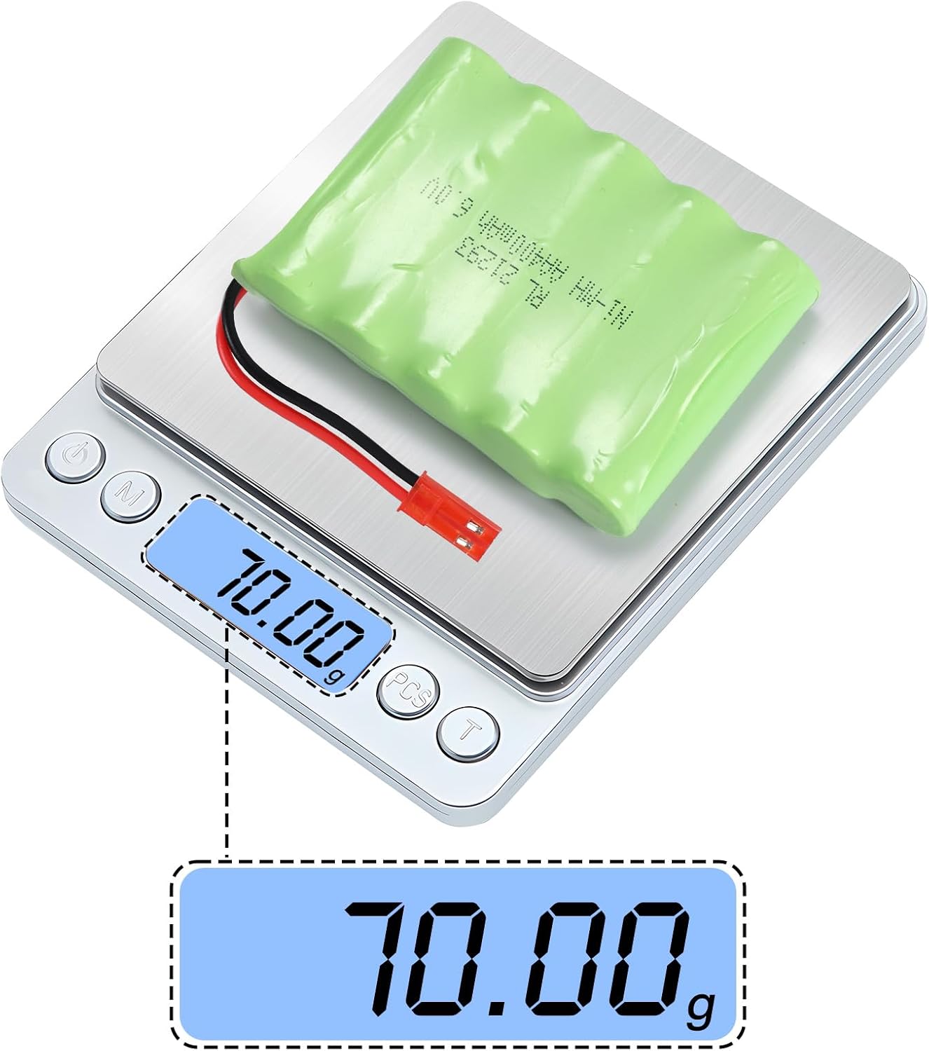 kolegend 6V 400Mah NiMH Rechargeable Battery with USB Charger Cable for 1540 and K201 Construction Vehicle image 4