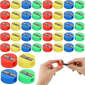 Amazon.com : 1200 Pcs Pencil Sharpeners Bulk, Mini Handheld Pencil ...