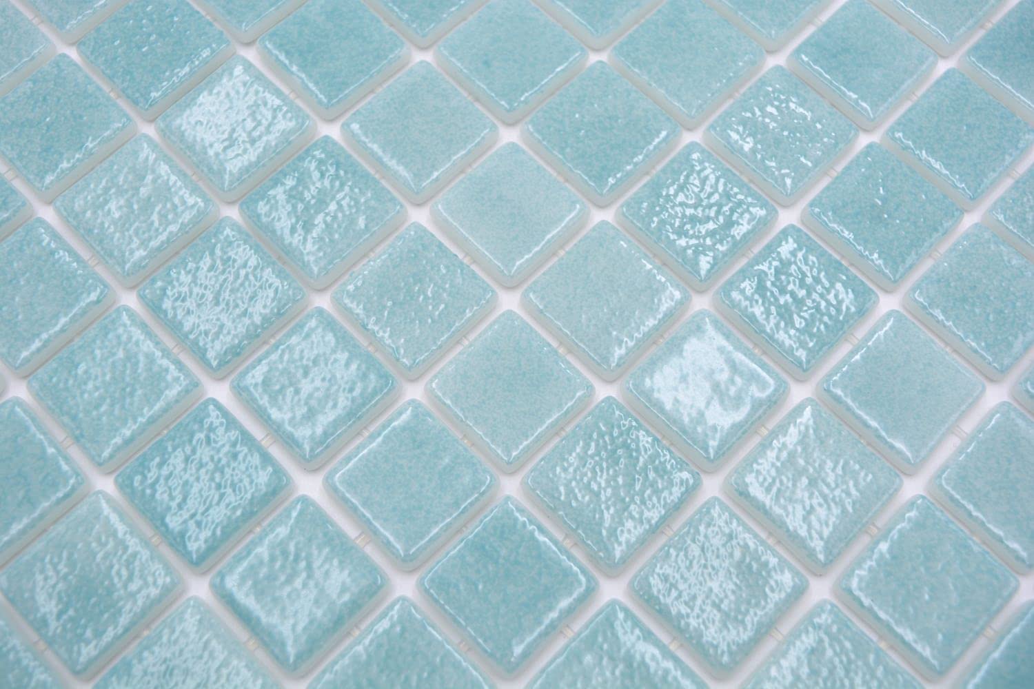Mosaico de mosaico para piscina, color verde turquesa