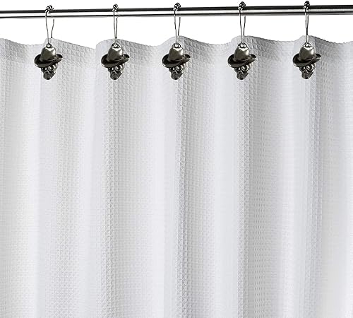 Miniatura 3 de Juego de 12 ganchos para cortina de ducha de calavera, suministros de fiesta de Halloween, decoración de casa encantada, esqueleto de vaquero