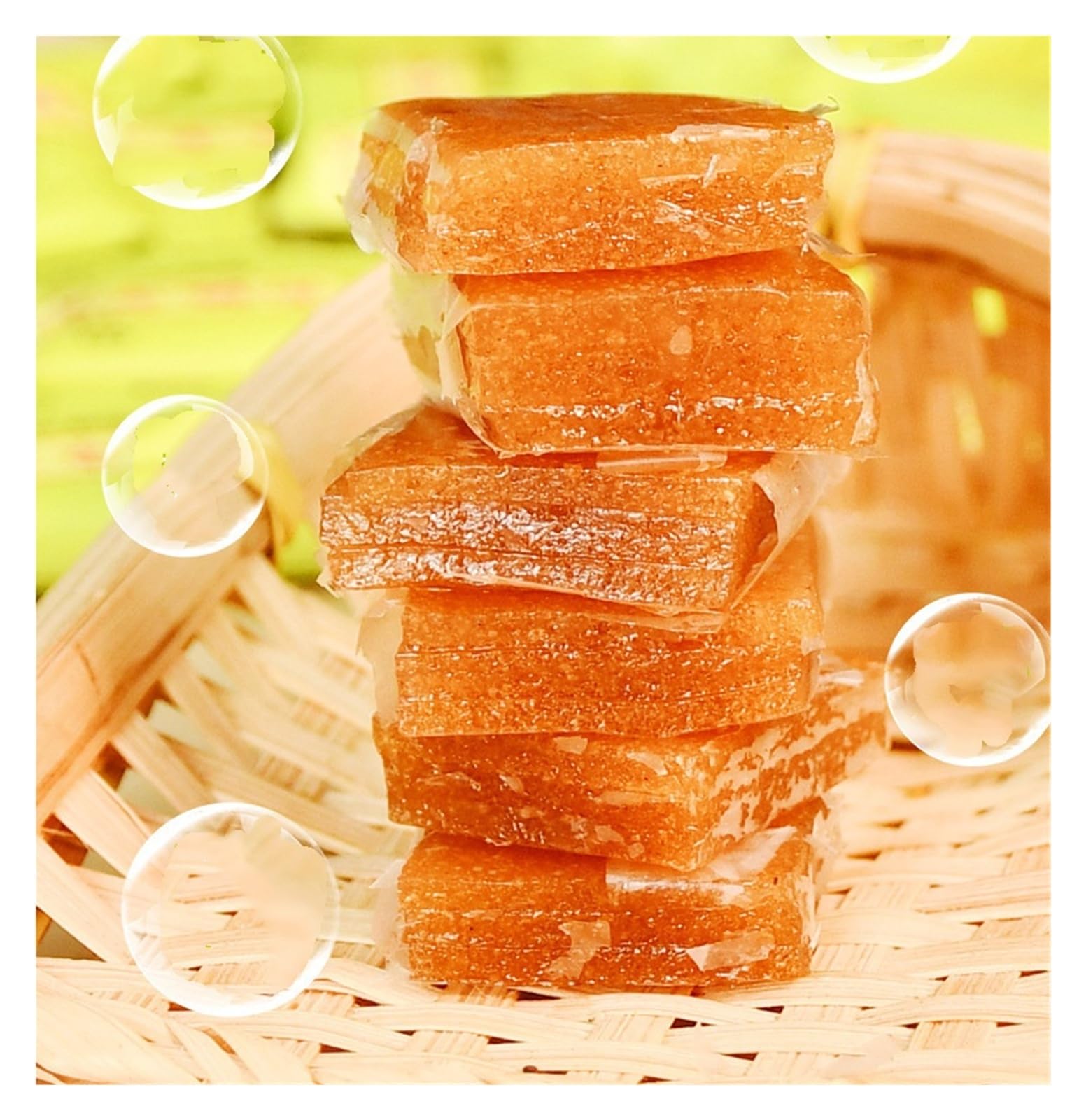 180 g di giuggiole selvatiche, uno snack dolce e aspro naturalmente profumato con una consistenza gommosa e liscia(3pcs)
