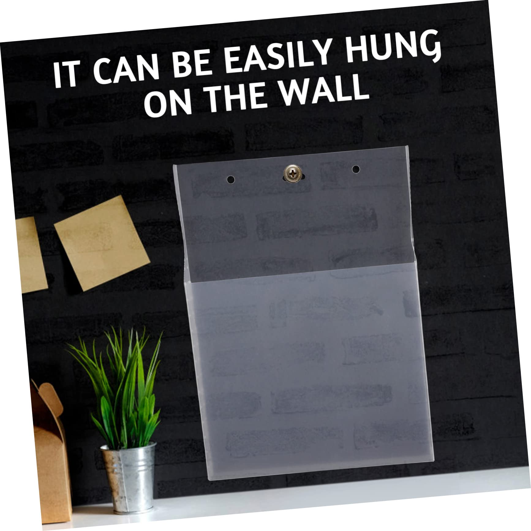 jojofuny Organizador De Archivos Colgante De Pared De Caja De Almacenamiento Para Y Revistas Diseño Práctico Y Resistente Para Oficina Y 3 Piezas*2