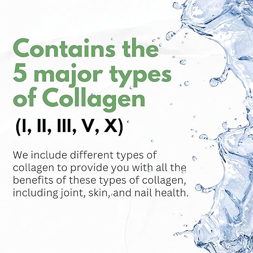 Miniatura 6 de Collagen Peptides Powder with Vitamin C & Hyaluronic Acid - Organic Cleanest Sources & Super High Absorption - Hydrolyzed Multi Type I, II, III, V,