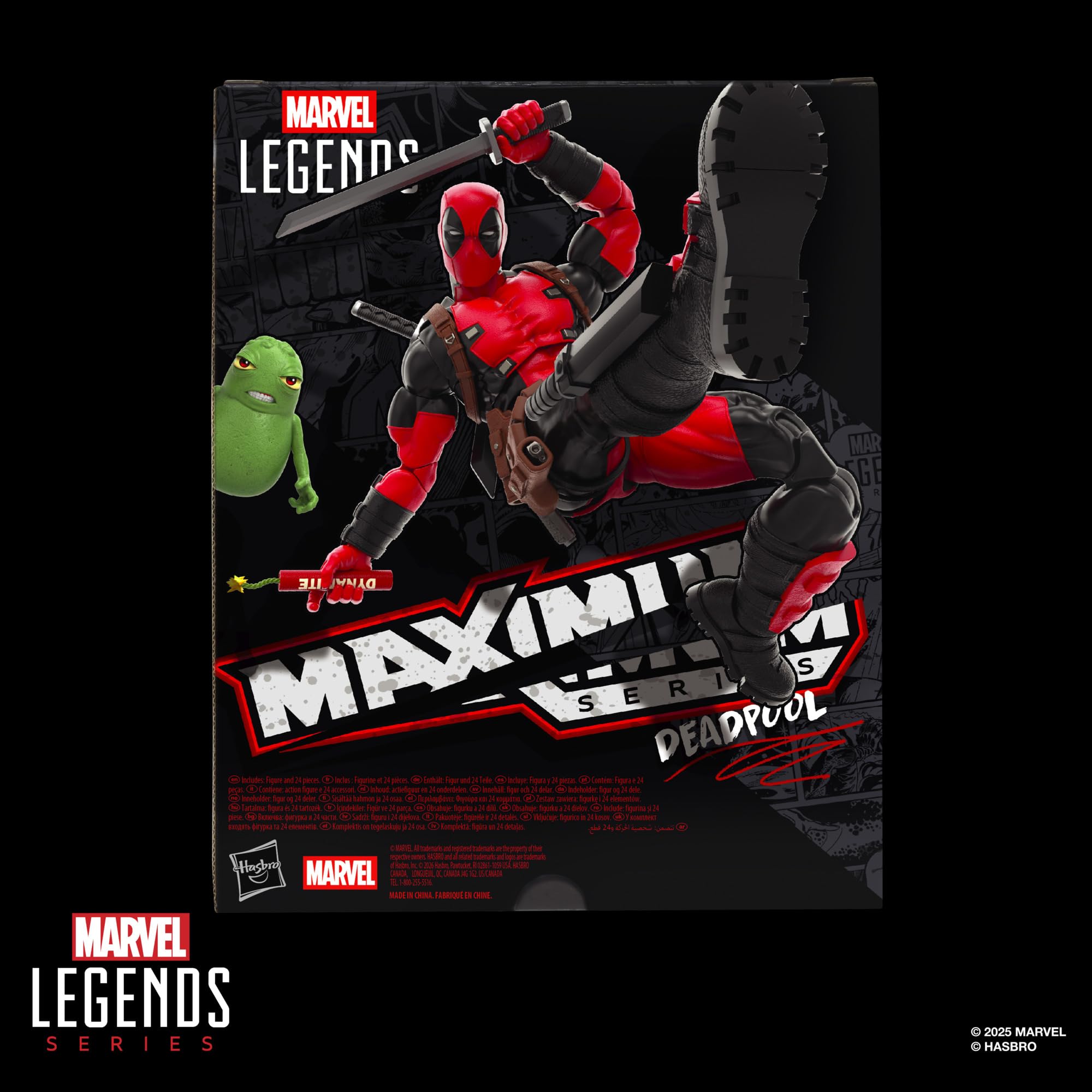 Marvel Legends Maximum Series, Figura de acción de Deadpool con Doop