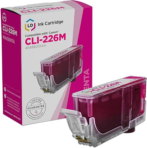 Miniatura 18 de Repuesto LD compatible para cartuchos de tinta negra de Canon CLI-226BK, Negro Tinte negro individual,Cian,Cian, magenta, amarillo,Negro -,Negro