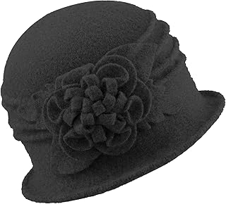 Sponsored You’re seeing this ad based on the product’s relevance to your search query.Learn more about this advertisement Gajaous Women's Cloche Hats Bucket Hat French Beret Vintage Floral Wool Dress Classic Hat of the 1920s
