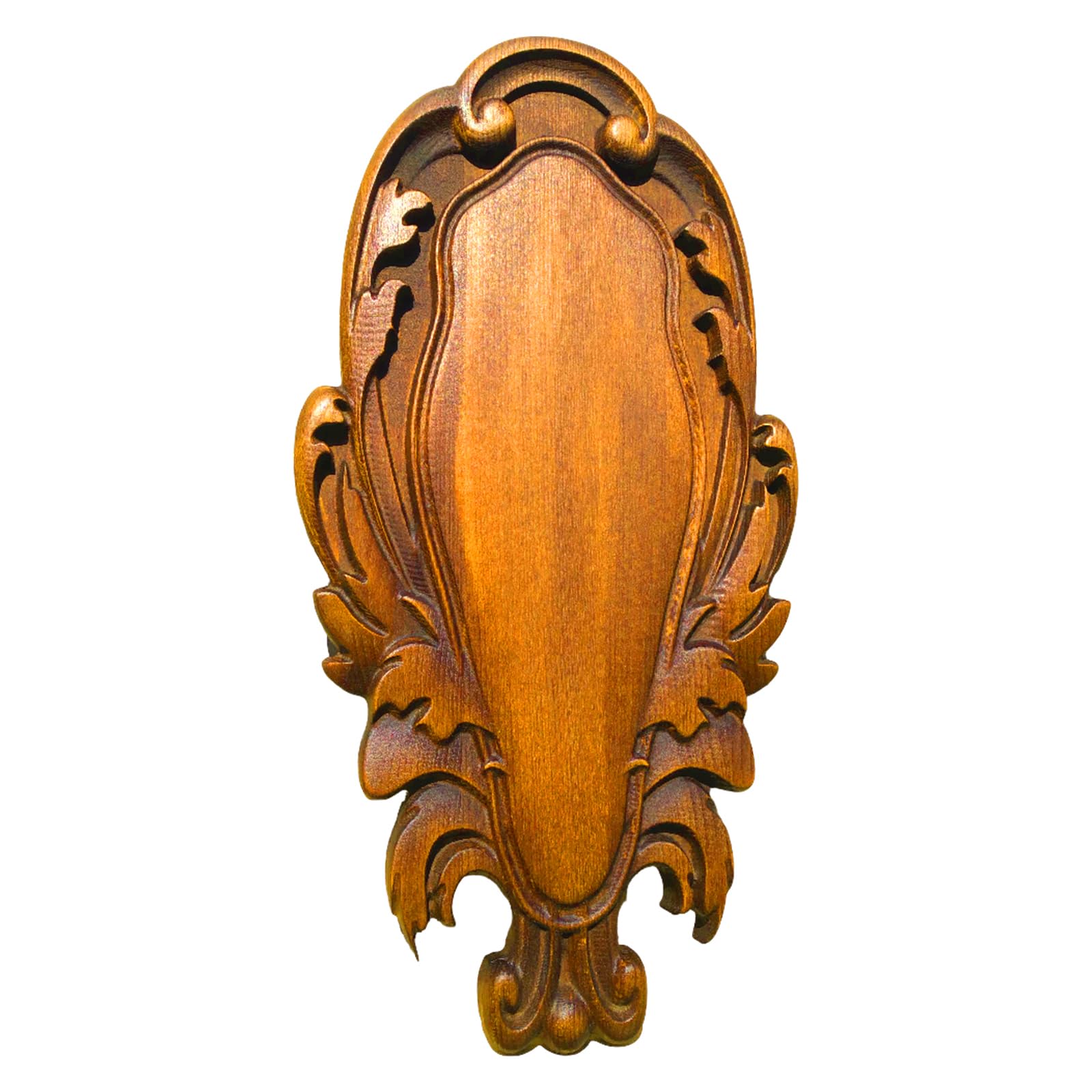 Trophy Shield - Tabla de madera de haya maciza para trofeos de caza, cuernos como jabalí, ciervo, cabras (K6-40) (roble rústico)