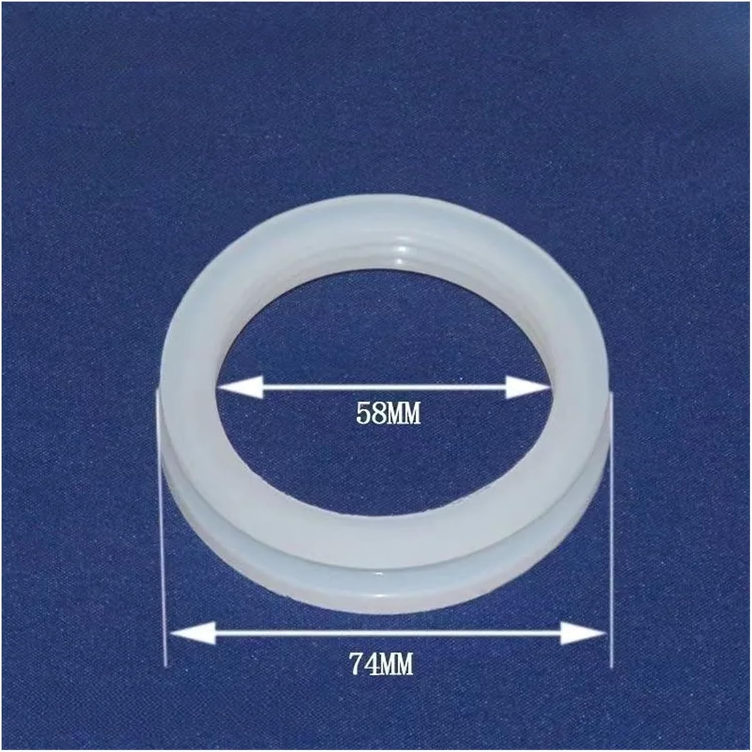 Solar Water Heater Glass Tube 58mm Sealing Ring 47mm Vacuum Tube Waterproof Silicone Ring Universal Fittings(47mm 5pcs)