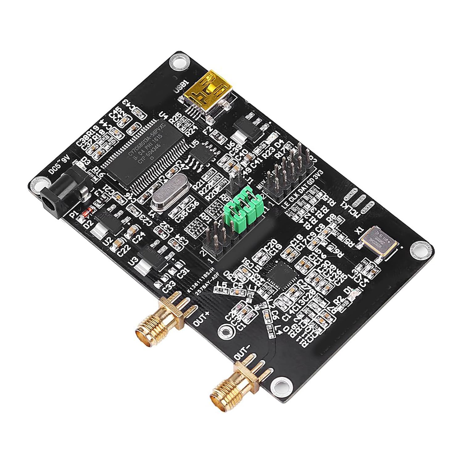35M 4.4GHz RF Waft Source Frequency Synthesizer ADF4351 Development Board, Waft Generator Module with Well Designed Layout, Controlled by Upper Computer Software, Convenient