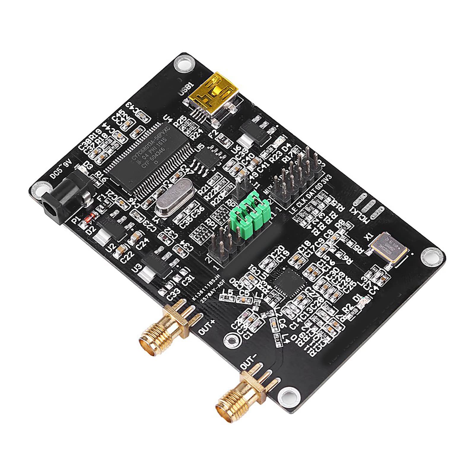 Scheda di Sviluppo Sintetizzatore di Frequenza con Sorgente Segnale ADF4351 per Scansione Frequenza Puntuale e Salto, Controllato Dal Software per Computer Superiore, Appassionati Elettronica