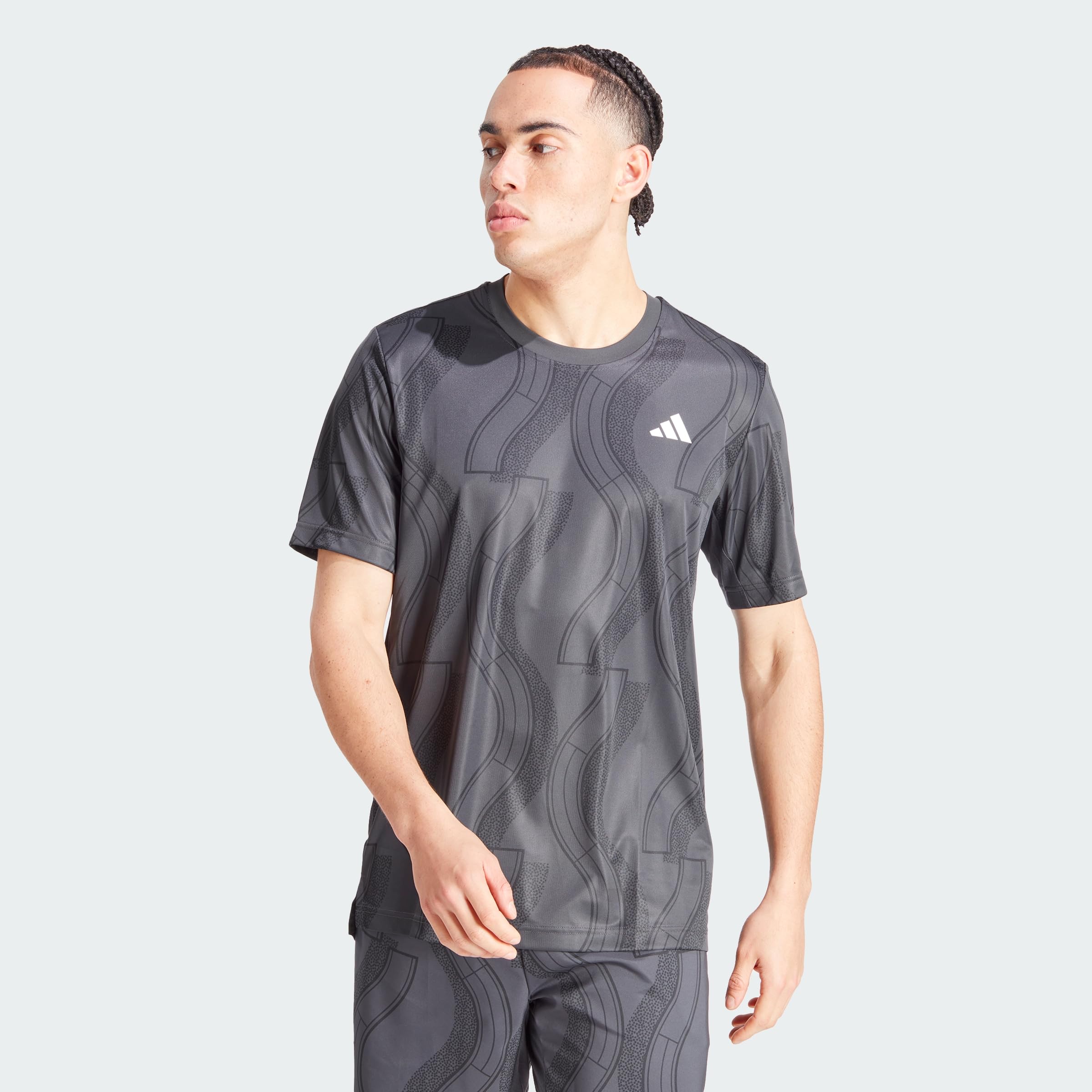 adidas Męska koszulka tenisowa Club (krótki rękaw) (1 szt.)