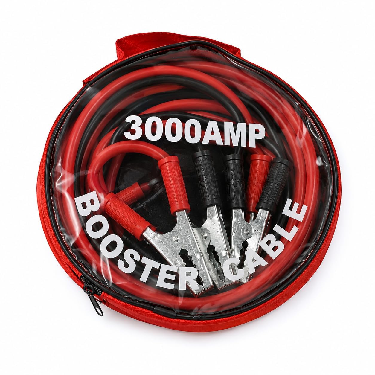 3000 AMP Heavy Duty Car Battery Booster Jumper Cable | Thick Gauge Jump Start Cables with Insulated Alligator Clamps | Emergency Battery Booster for Cars, SUVs, Vans & Trucks (3000 AMP)-image-46
