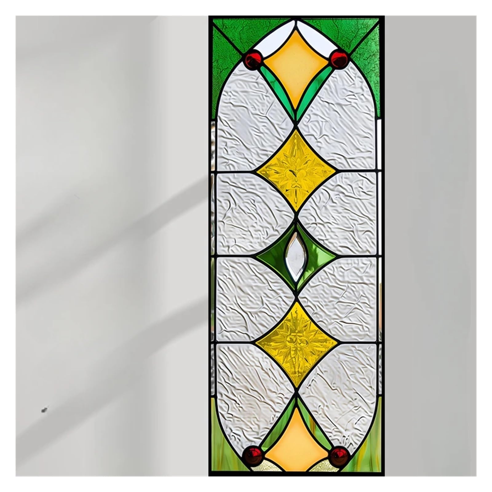 Window Film Stained Glass Film Retro Electrostatic Frosted Sticker Window