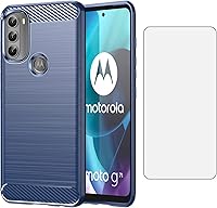 Vista 9 de Asuwish Funda de teléfono para Motorola Moto G71 5G con protector de pantalla de vidrio templado y accesorios de celda de silicona TPU Slim Mobile