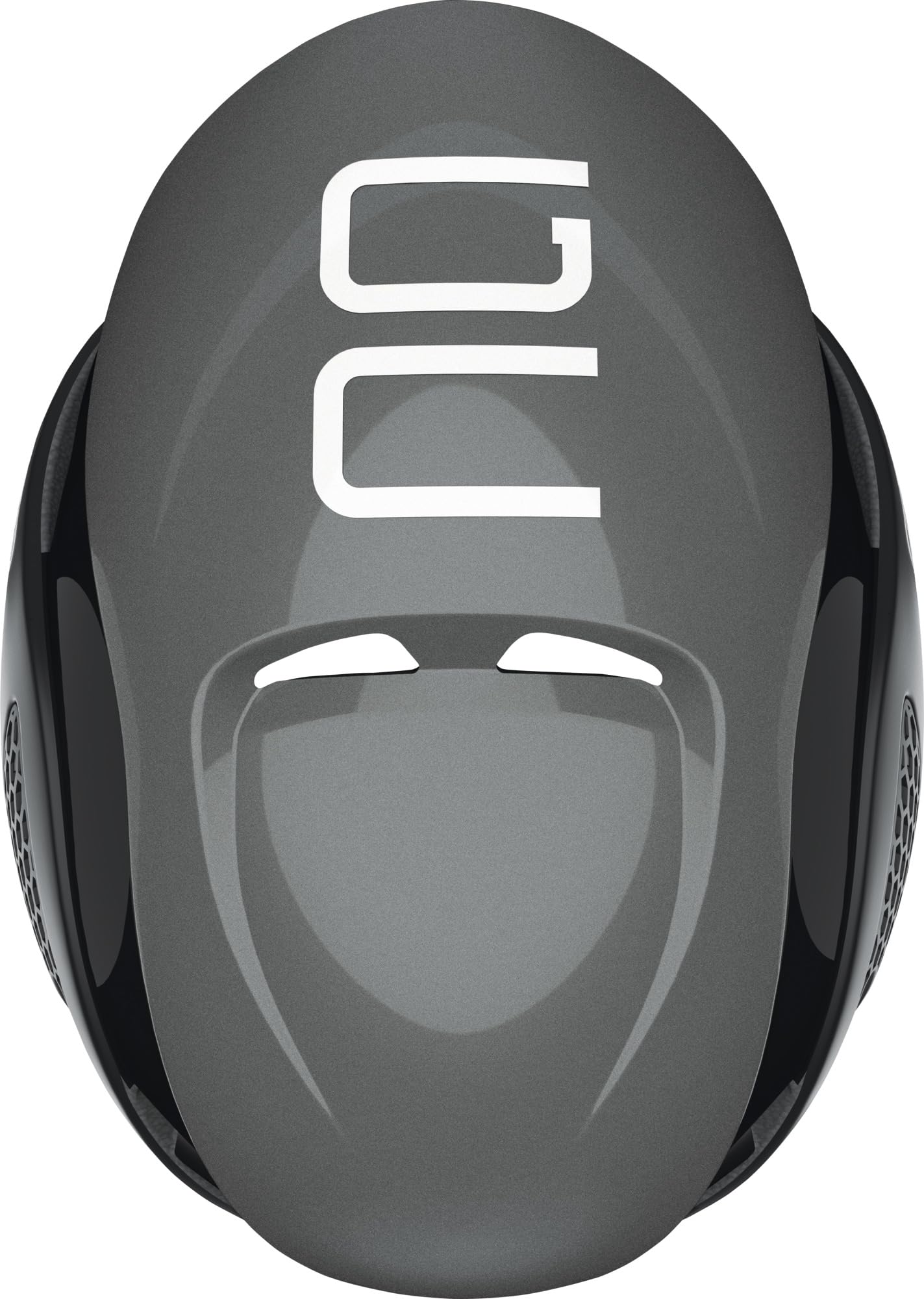ABUS Kask Rowerowy GameChanger, Ciemnoszary, Rozmiar M | Kask rowerowy z aerodynamicznymi paskami, systemem wentylacji, uchwytem na okulary, systemem regulacji, otwór na warkocz