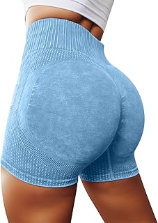 Calças sociais femininas esportivas calças ativas shorts esportivos femininos shorts esportivos cintura larga shorts esportivos calças de ioga para mulheres esportes e ao ar livre (azul, G)