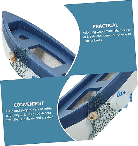 Miniatura 2 de GOOHOCHY Decoración de barco mediterráneo Modelo de barco pirata Decoración de madera Decoración de oficina Modelo de barco de vela de madera