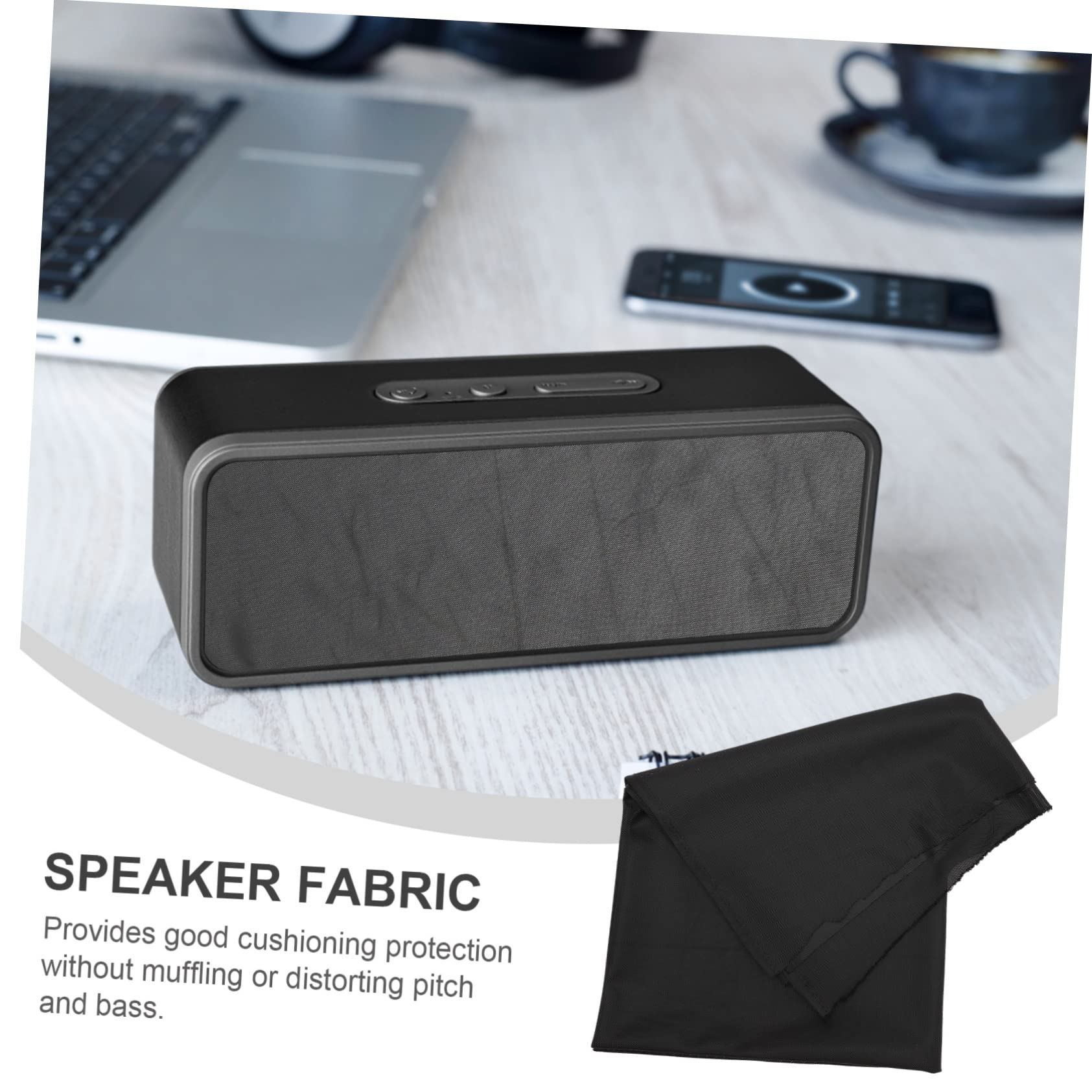 Uonlytech Speaker Grill Cloth Breathable Mesh for Speaker and Restoration Scratch-Resistant Elastic Durability for Audio Equipment