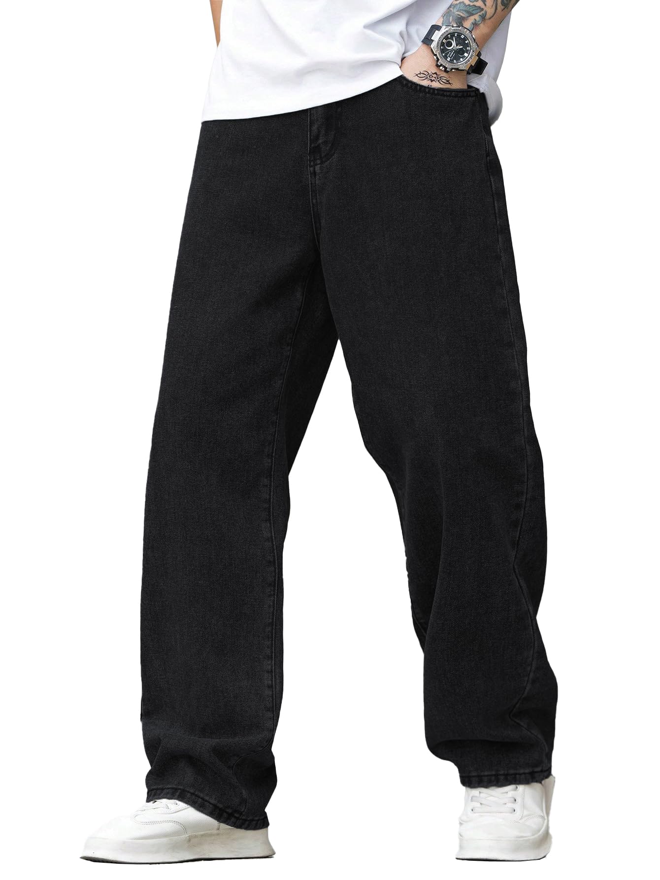 tagdo Men's Jeans || Stylish with Comfort || Baggy Jeans for Man (2052)-picture-38