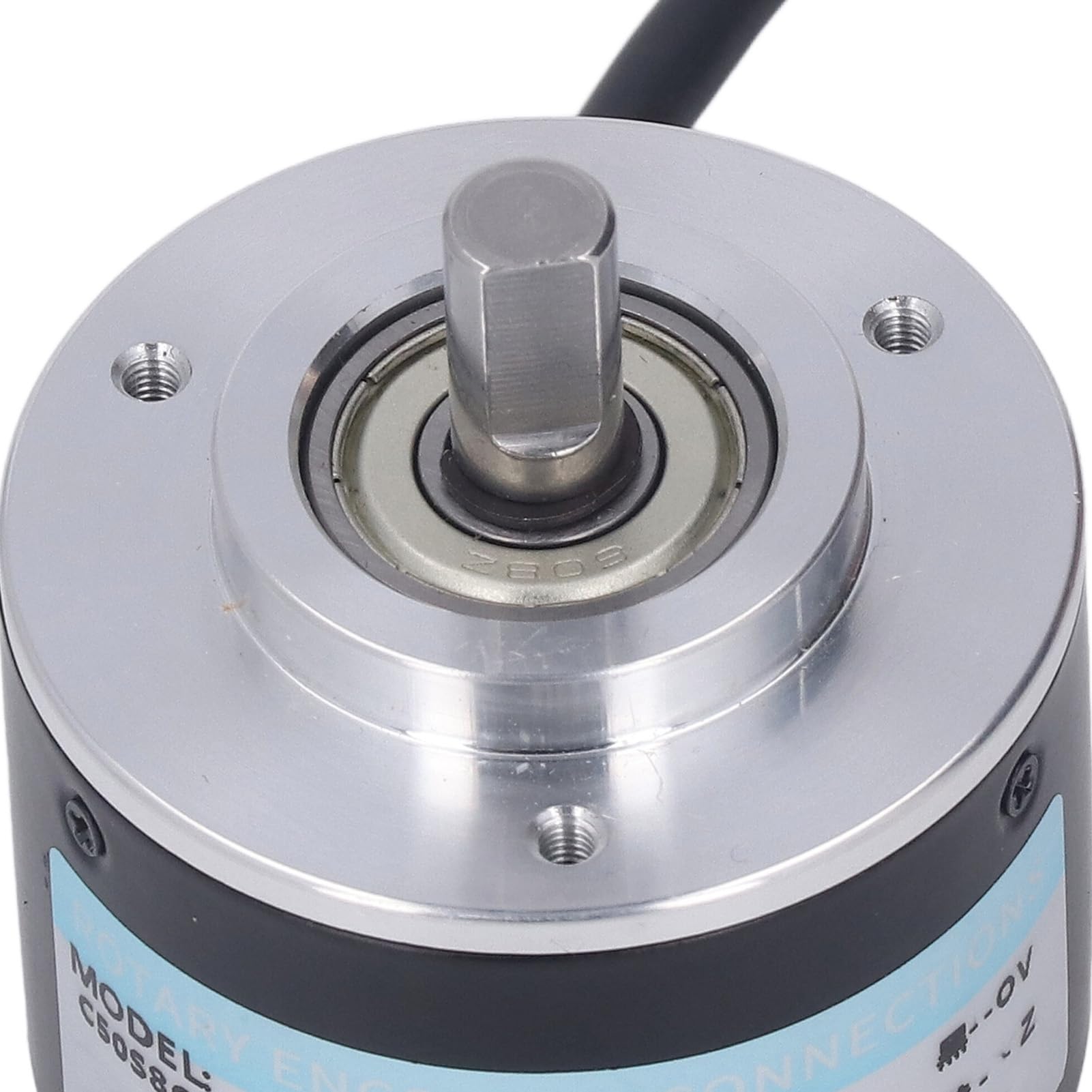 Drehender inkrementaler Encoder, 2-phasiger Encoder mit 50 mm Außendurchmesser und Gehäuse aus Edelstahl, Push-Pull-Ausgang für Entwässerungsuntersuchungen und automatische (400P/R)