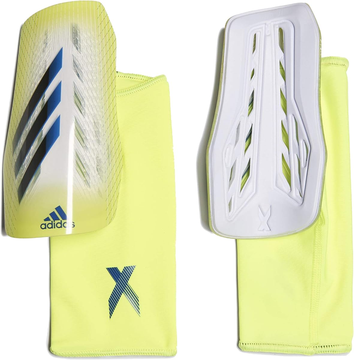 adidas,unisex-adult,X Shin Guard,Solar Yellow/Black/Team Royal Blue