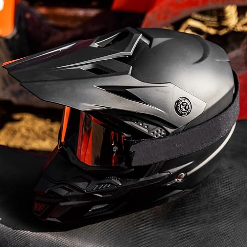 Miniatura 8 de ILM Casco de motocross para adultos y jóvenes, aprobado por DOT ECE, cuatrimoto, todoterreno, calle, de cara completa, casco de motocicleta doble