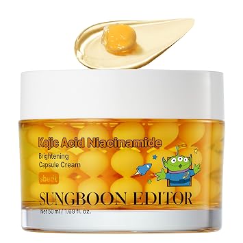 SUNGBOON EDITOR Kojic Acid Niacinamide Capsule Cream TOY STORY 5 EDITION, 1.69 fl oz