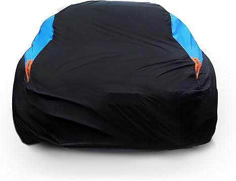 MORNYRAY Waterproof Car Cover All Weather Snowproof UV Protection Windproof Outdoor Full car Cover, Universal Fit for Sedan (Fit Sedan Length 194-206 inch, Blue) MORNYRAY Waterproof Car Cover All Weather Snowproof UV Protection Windproof Outdoor Full car Cover, Universal Fit for Sedan (Fit Sedan Length 194-206 inch, Blue)