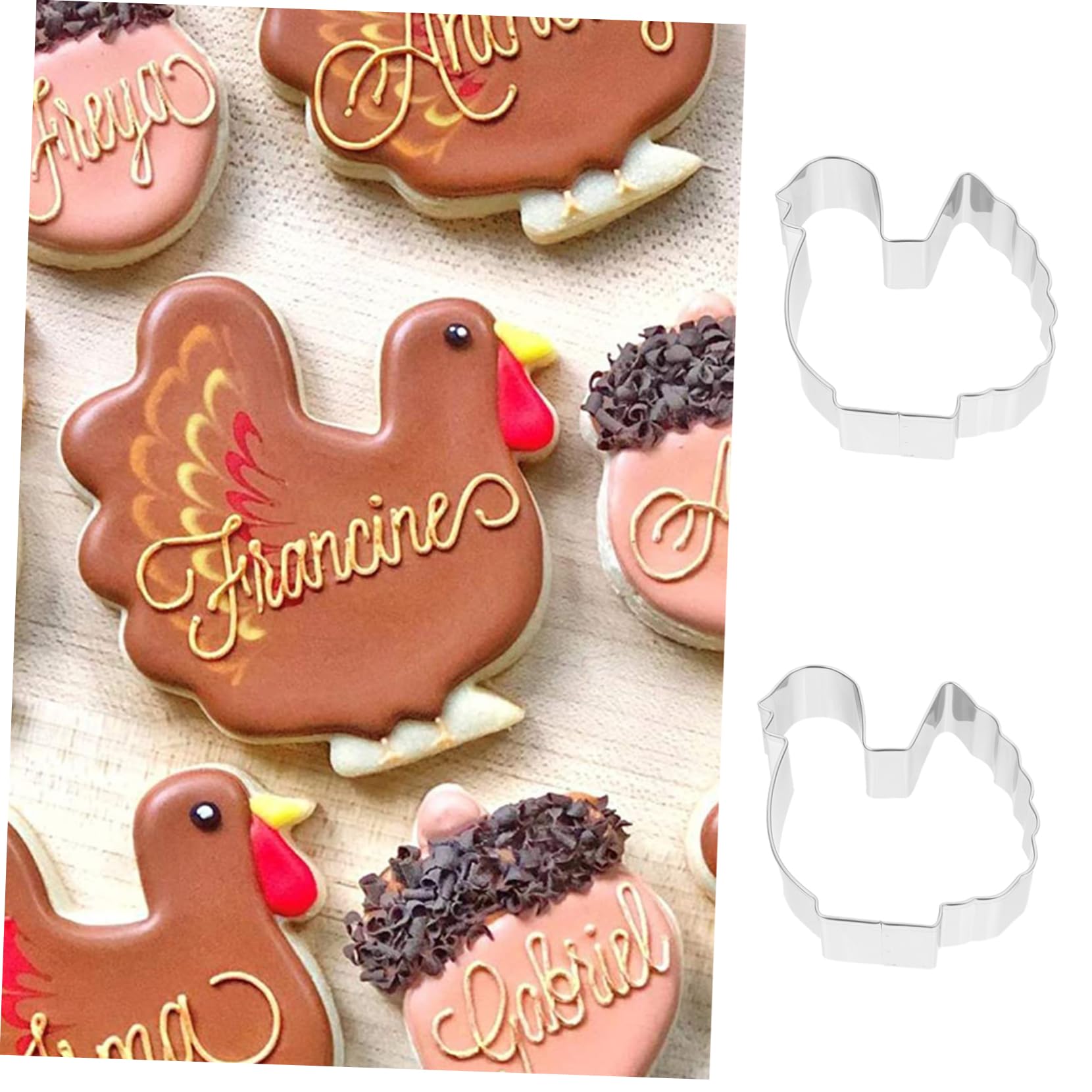 LIFKOME Lot De 3 Emporte-pièces En Acier Inoxydable Pour Biscuits Robustes Non Faciles À Nettoyer Pour La Pâtisserie 6 Pièces X 3