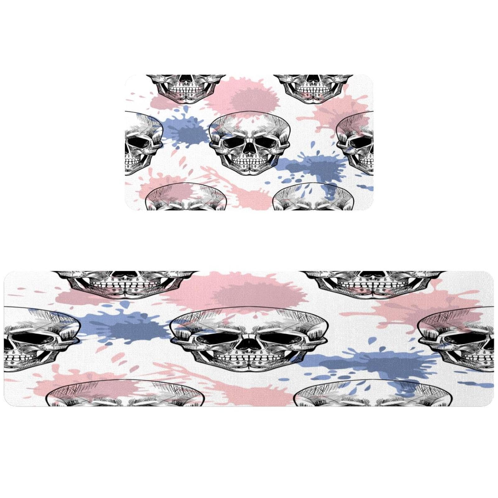 Alfombra antideslizante cocina VAPOKF juego de 2 alfombrillas absorbentes lavables para suelo
