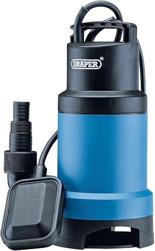 Draper 61621 blue submersible dirty water pump with float switch