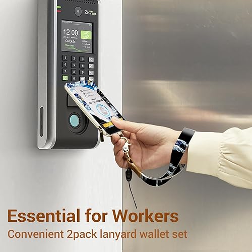 Miniatura 5 de Plifal Cordones para llaves, llavero de muñeca para mujer, correa de muñeca con gran onda, para llaves de automóvil, correa corta y pequeña para