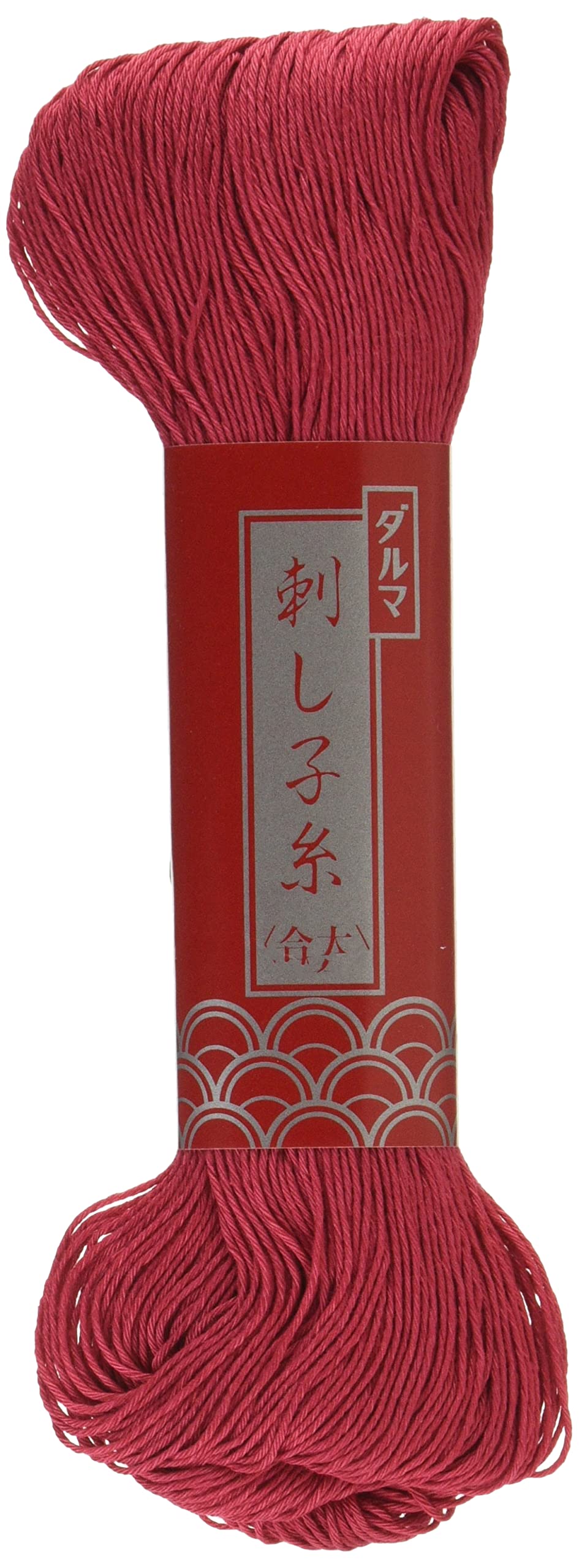 ダルマ 刺し子糸 合太 100m col.7 茜 01-2111