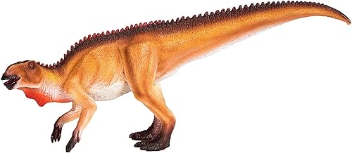 MOJO Deluxe Mandschurosaurus - Figura de dinosaurio realista con diseño de pato pintada a mano, 9.8 x 2.8 x 4.3 pulgadas